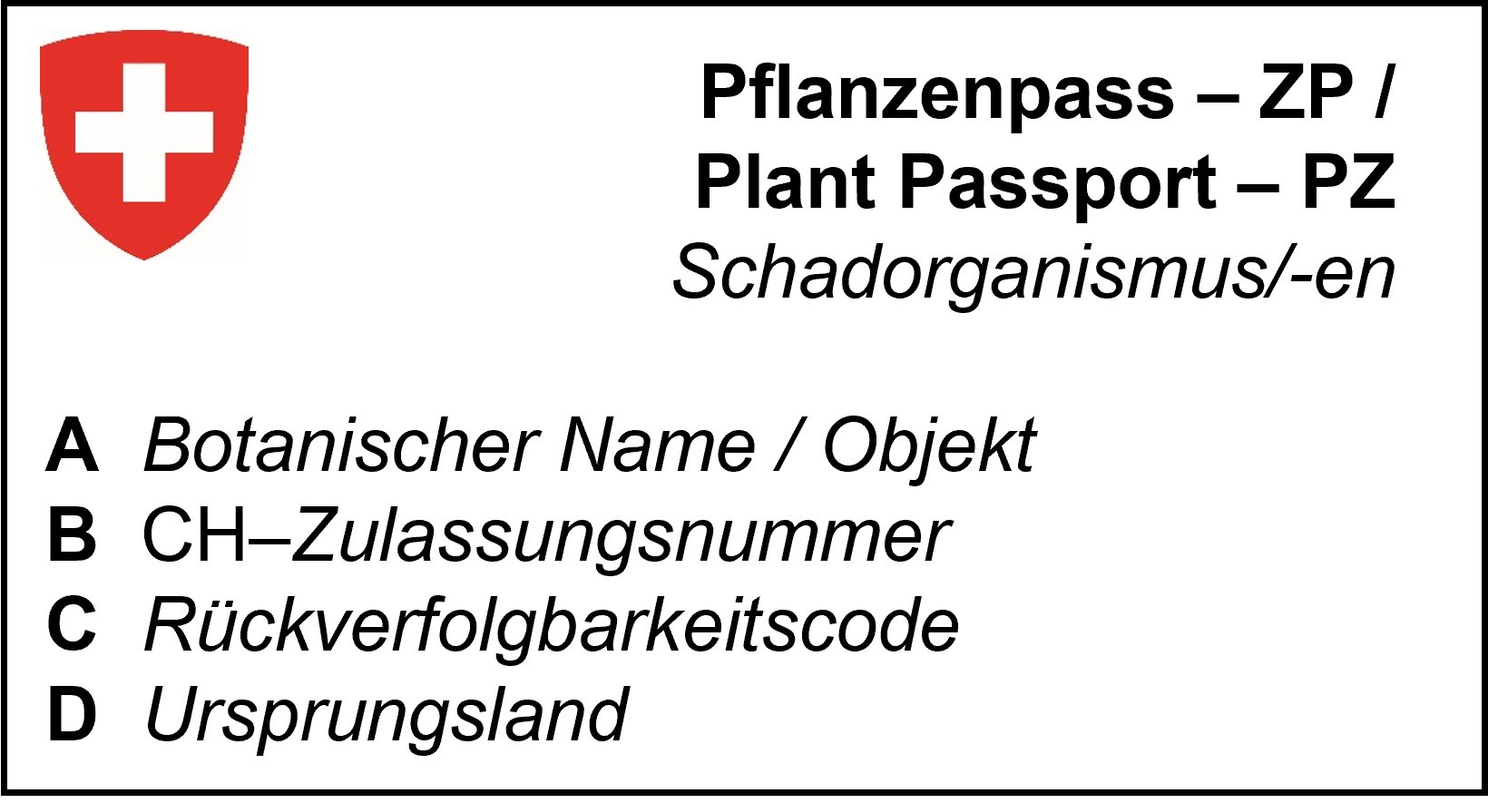 Pflanzenpass